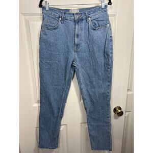 Everlane The Original Cheeky Jean Organic Cotton Medium Blue Wash size 29 Reg